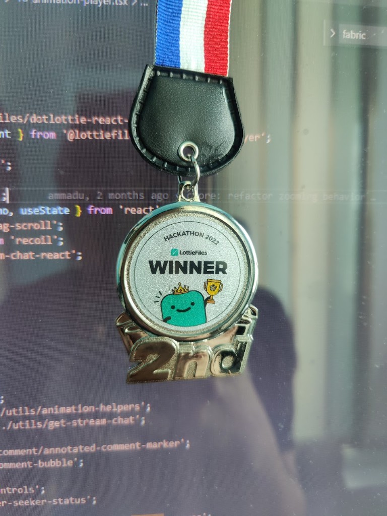 2nd Place — LottieFiles Hackathon